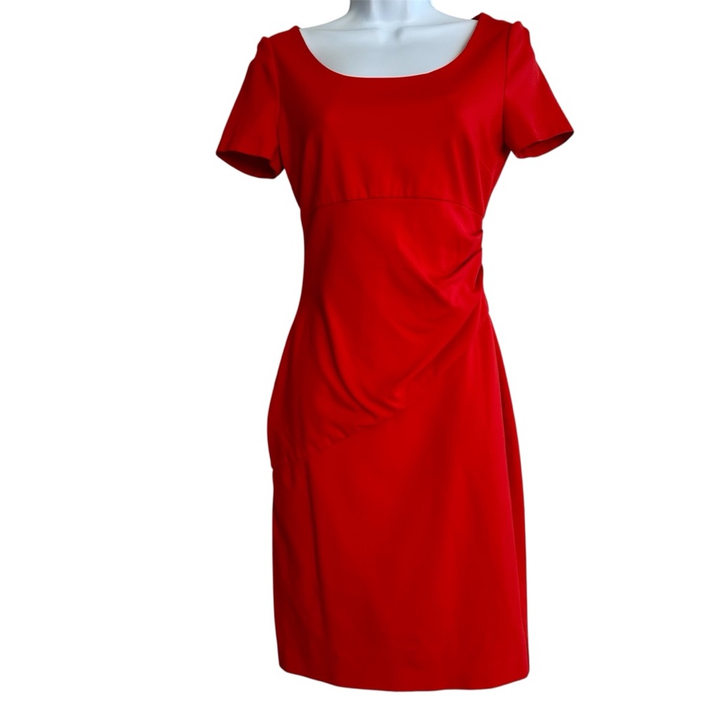 Diane Von Furstenberg Striking Red Midi Dress